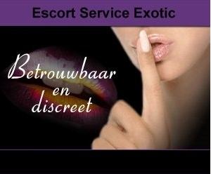 Dames aan huis of hotel Escort Service Exotic