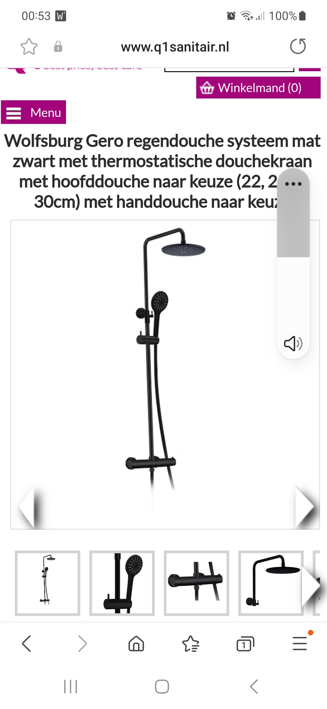 Thermostatische Douchekraan Met Stortdouche Klusjes & Onderhoud